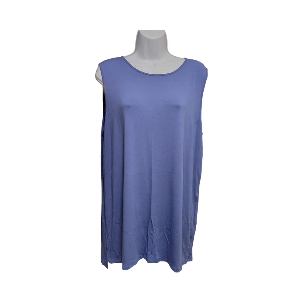 Sleeveless Blue Women's Top